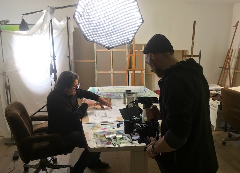 Behind the Scenes bei einer Videoproduktion