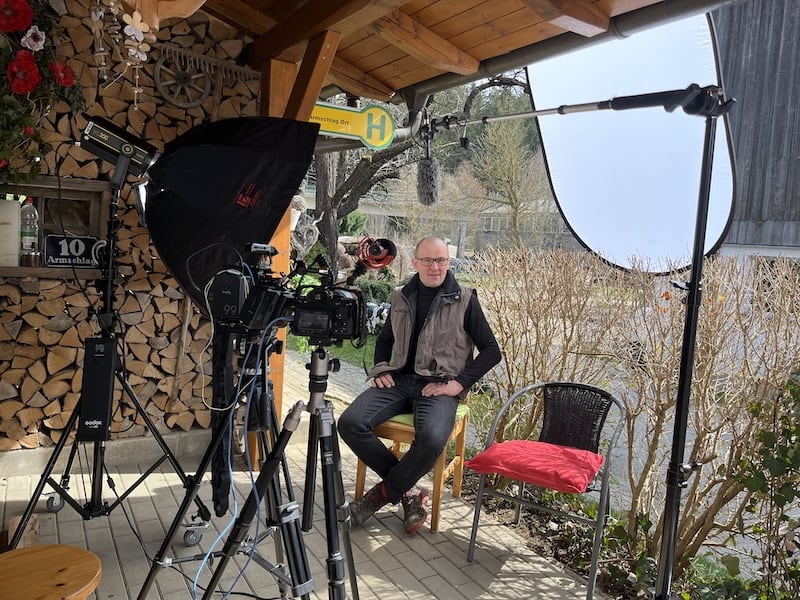 Behind the Scenes bei einer Videoproduktion