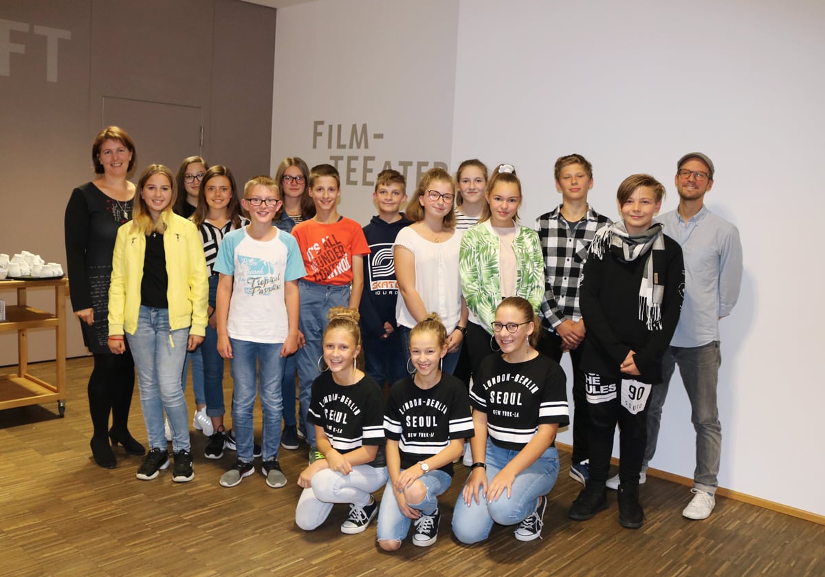 Gruppenbild Präsentation der Videos