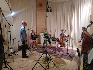 Behind the Scenes im Tonstudio