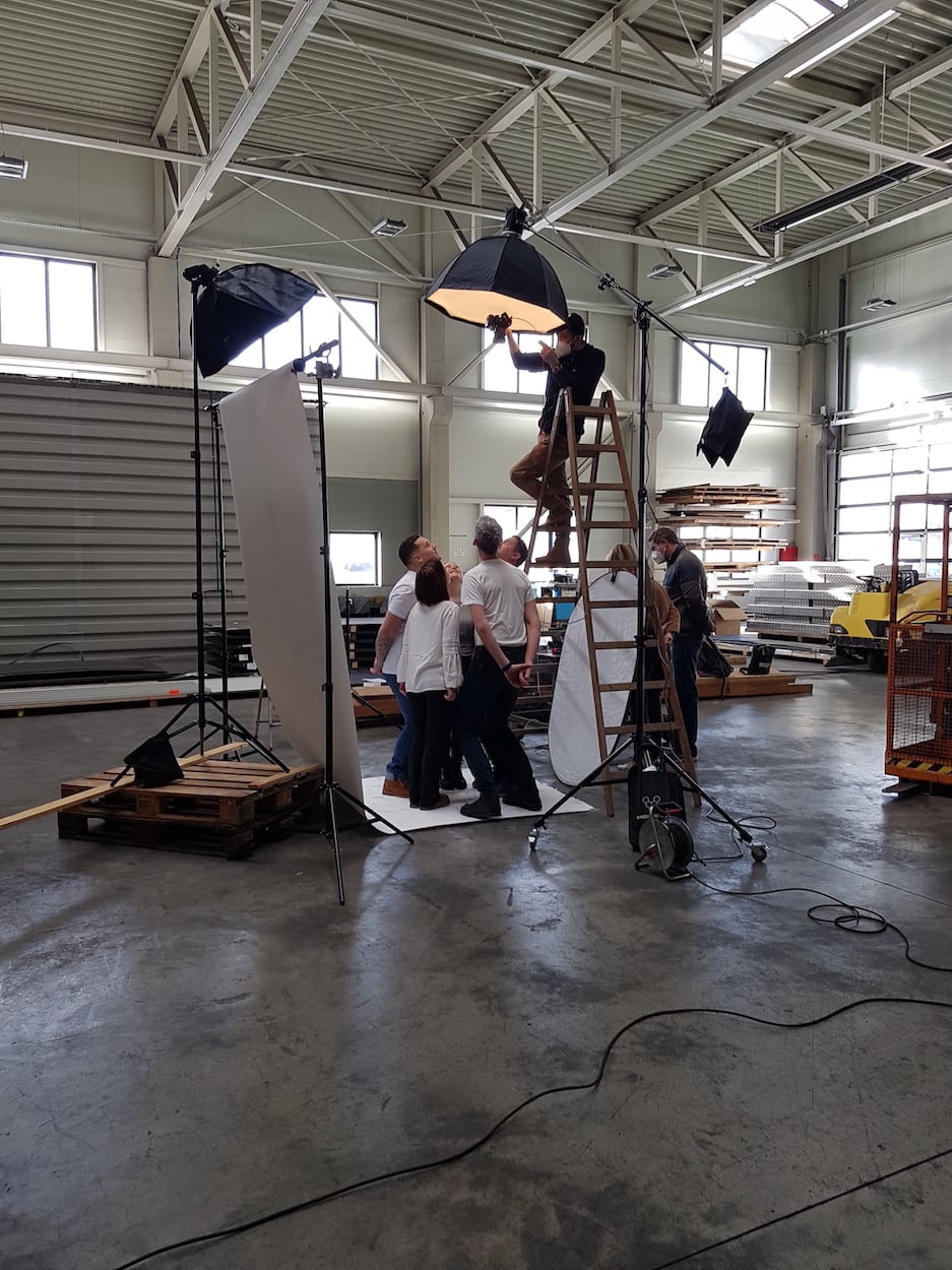 Weltviertler Fotoshooting im Lagerhaus Zwettl